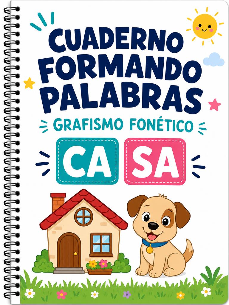 Portada del Cuaderno Formando Palabras