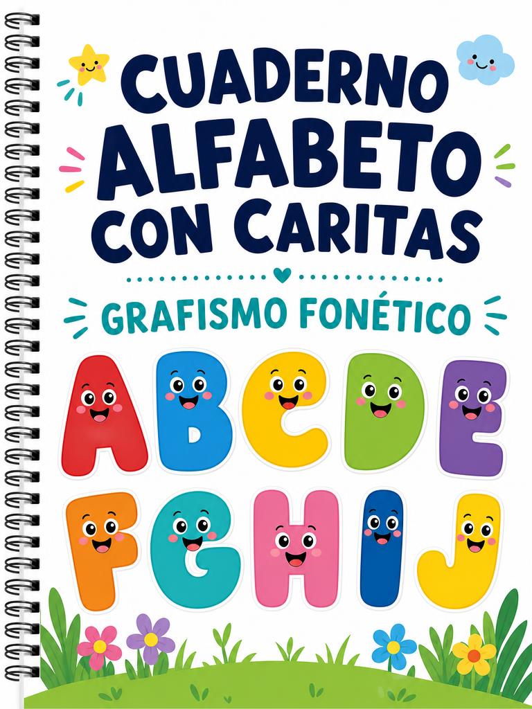 Portada del Cuaderno Alfabeto con Caritas