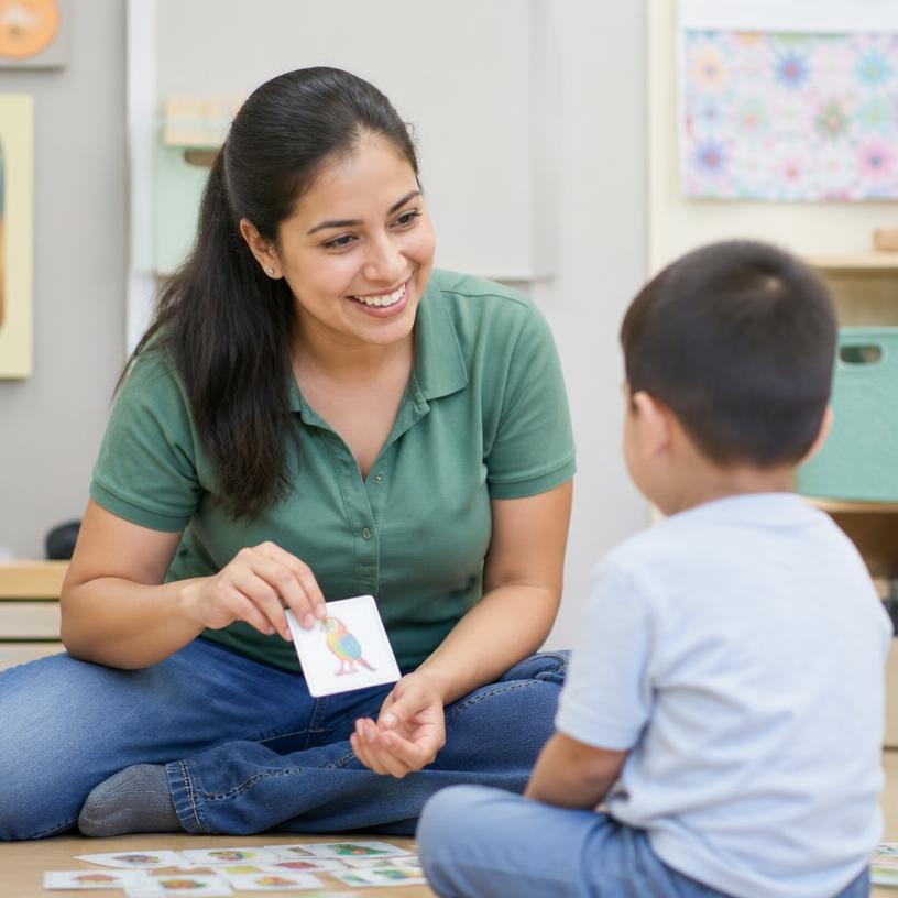 Autora y especialista en desarrollo del lenguaje infantil