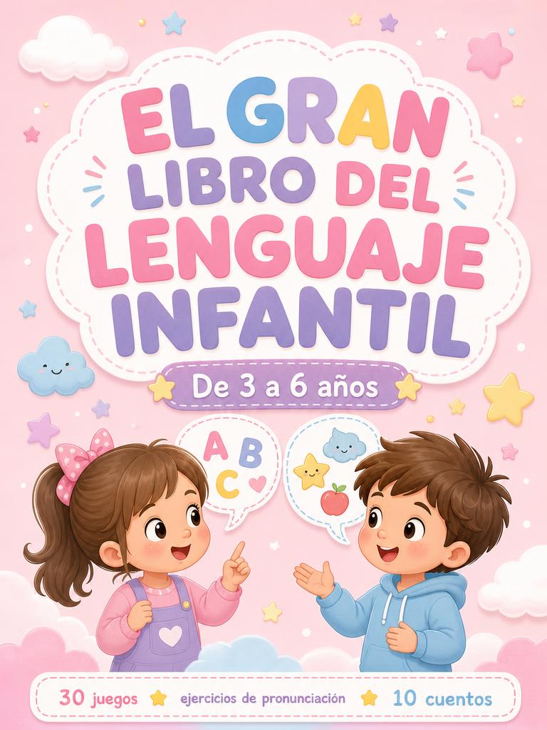 Portada de El Gran Libro del Lenguaje Infantil de 3 a 6 años